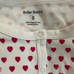 Roller Rabbit heart pajama set